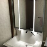 瑞穂市生津にて洗面化粧台取替