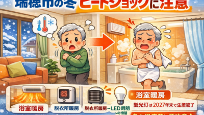 瑞穂市の冬にご注意！ヒートショック対策はお早めに